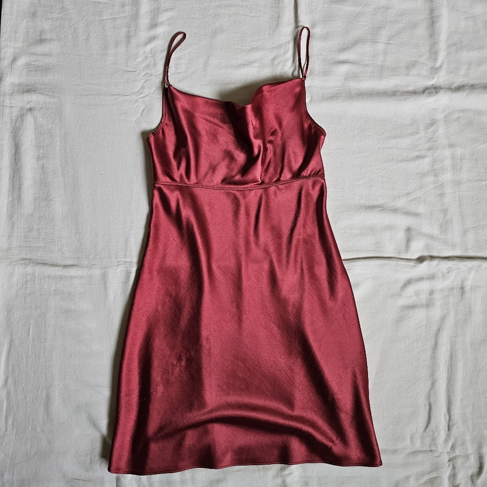 Victoria's Secret Red Satin Chemise